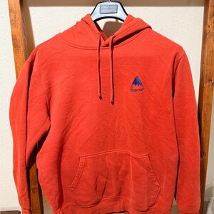 Burton Red Hoodie with Blue Logo